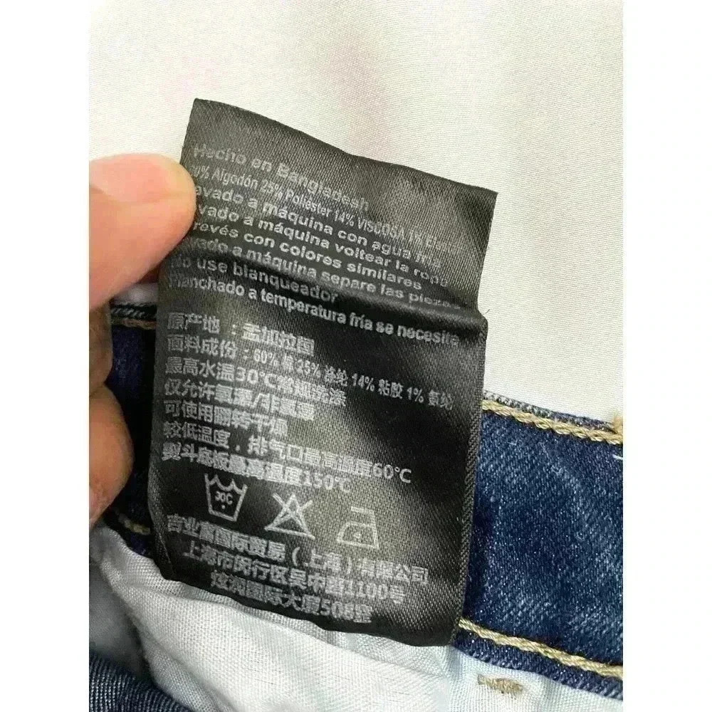 Southpole Blue Skinny Jeans Denim Moto Biker‎ Stretch 32x32 Mens - Picture 11 of 11